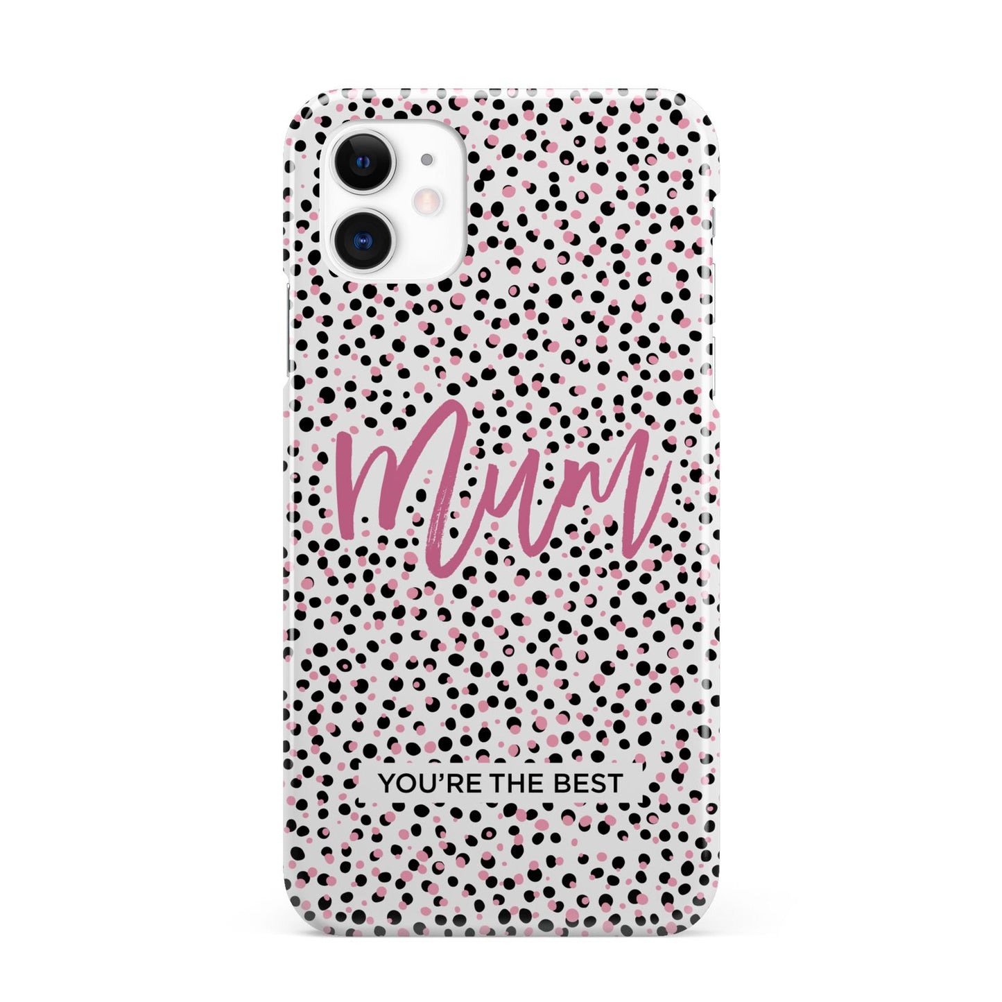Mum Polka Dots Mothers Day iPhone 11 3D Snap Case