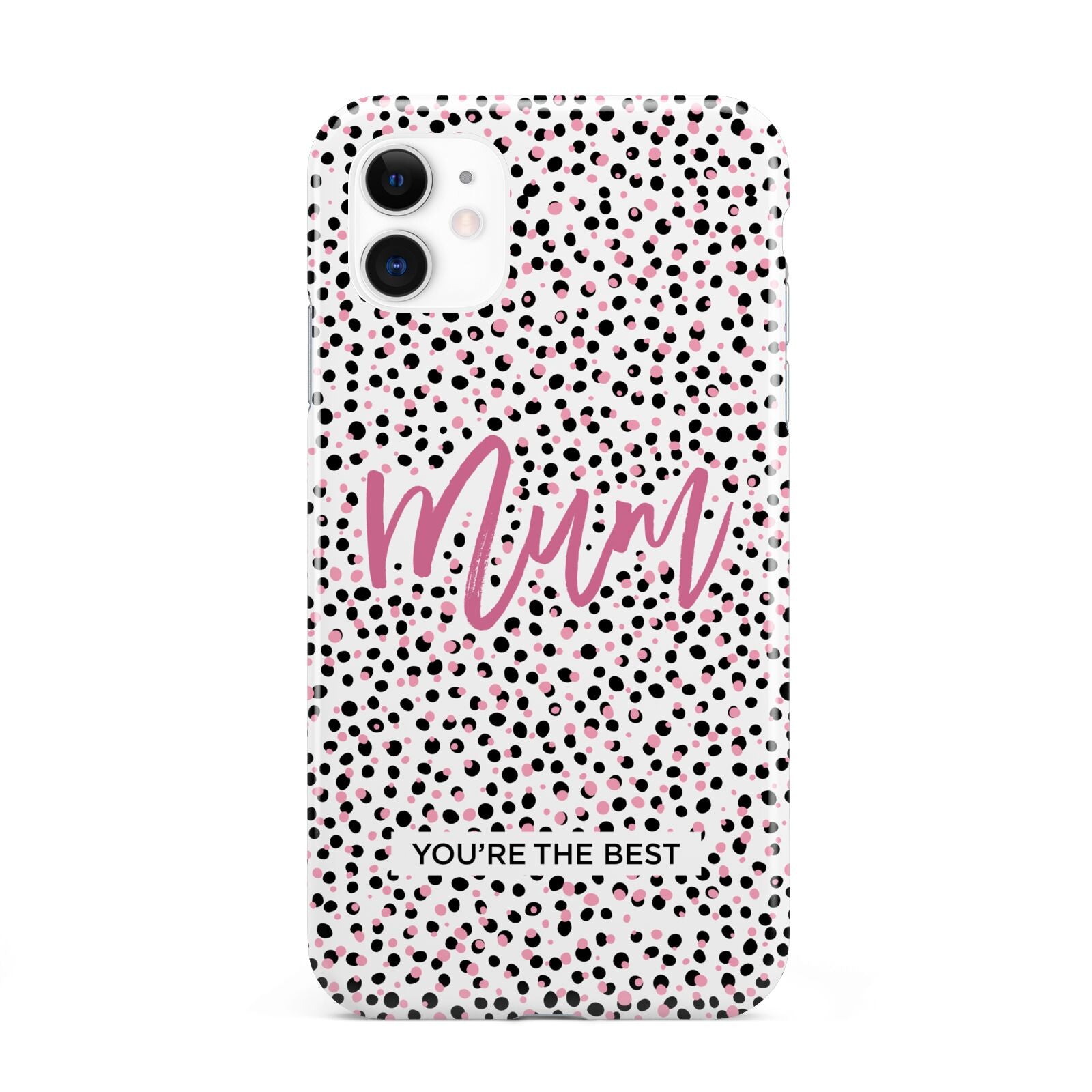 Mum Polka Dots Mothers Day iPhone 11 3D Tough Case