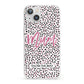 Mum Polka Dots Mothers Day iPhone 13 Clear Bumper Case