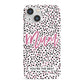 Mum Polka Dots Mothers Day iPhone 13 Mini Full Wrap 3D Snap Case