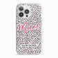 Mum Polka Dots Mothers Day iPhone 13 Pro TPU Impact Case with White Edges