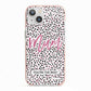 Mum Polka Dots Mothers Day iPhone 13 TPU Impact Case with Pink Edges