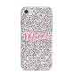 Mum Polka Dots Mothers Day iPhone 8 Bumper Case on Silver iPhone