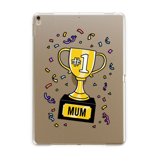 Mum Trophy Mothers Day Apple iPad Gold Case