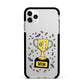 Mum Trophy Mothers Day Apple iPhone 11 Pro Max in Silver with Black Impact Case