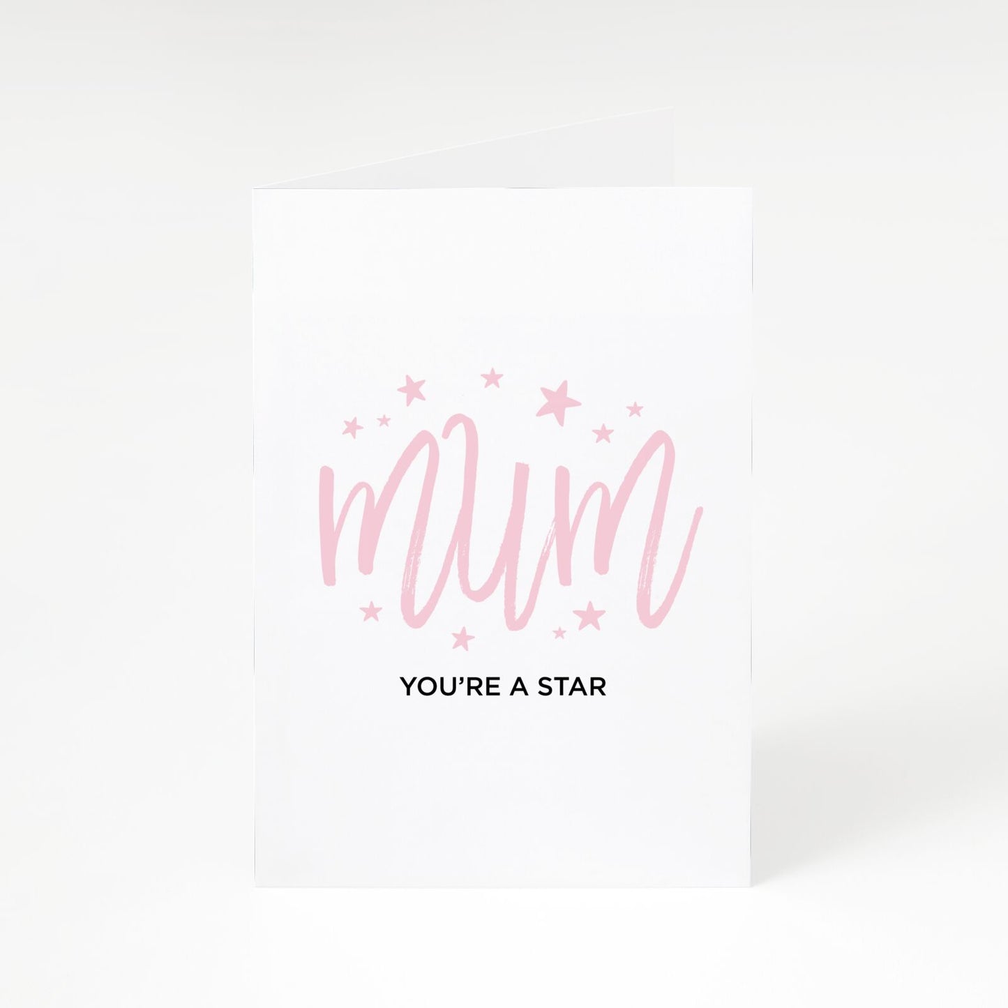 Mum Youre a Star A5 Greetings Card