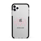 Mum Youre a Star Apple iPhone 11 Pro Max in Silver with Black Impact Case