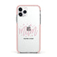 Mum Youre a Star Apple iPhone 11 Pro in Silver with Pink Impact Case