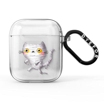 Mummy Cats AirPods Clear Case