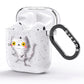 Mummy Cats AirPods Glitter Case Side Image