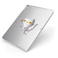 Mummy Cats Apple iPad Case on Silver iPad Side View