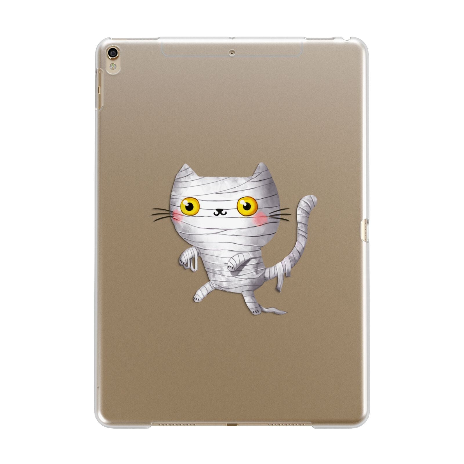 Mummy Cats Apple iPad Gold Case