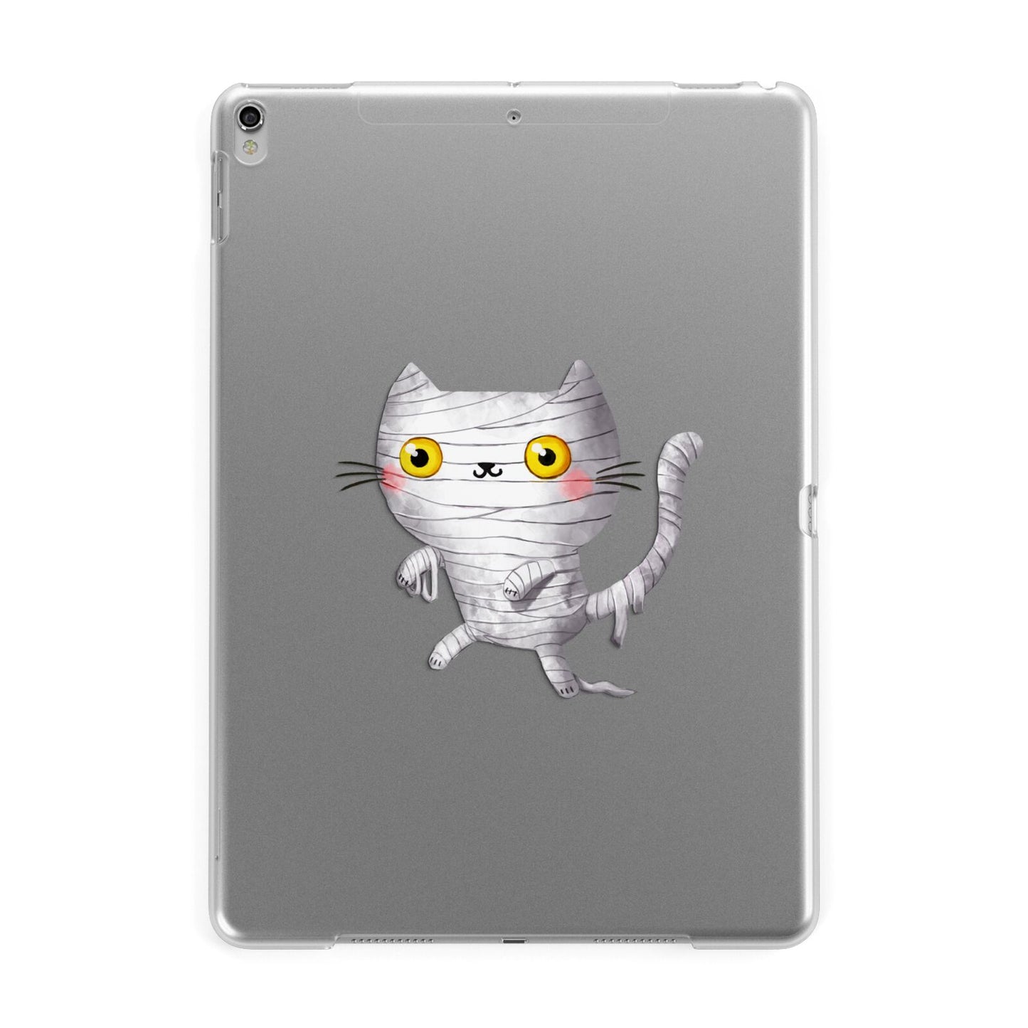 Mummy Cats Apple iPad Silver Case