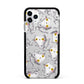 Mummy Cats Apple iPhone 11 Pro Max in Silver with Black Impact Case