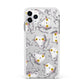Mummy Cats Apple iPhone 11 Pro Max in Silver with White Impact Case