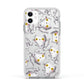 Mummy Cats Apple iPhone 11 in White with White Impact Case