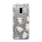 Mummy Cats Samsung Galaxy S9 Plus Case on Silver phone