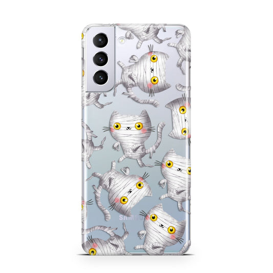 Mummy Cats Samsung S21 Plus Phone Case