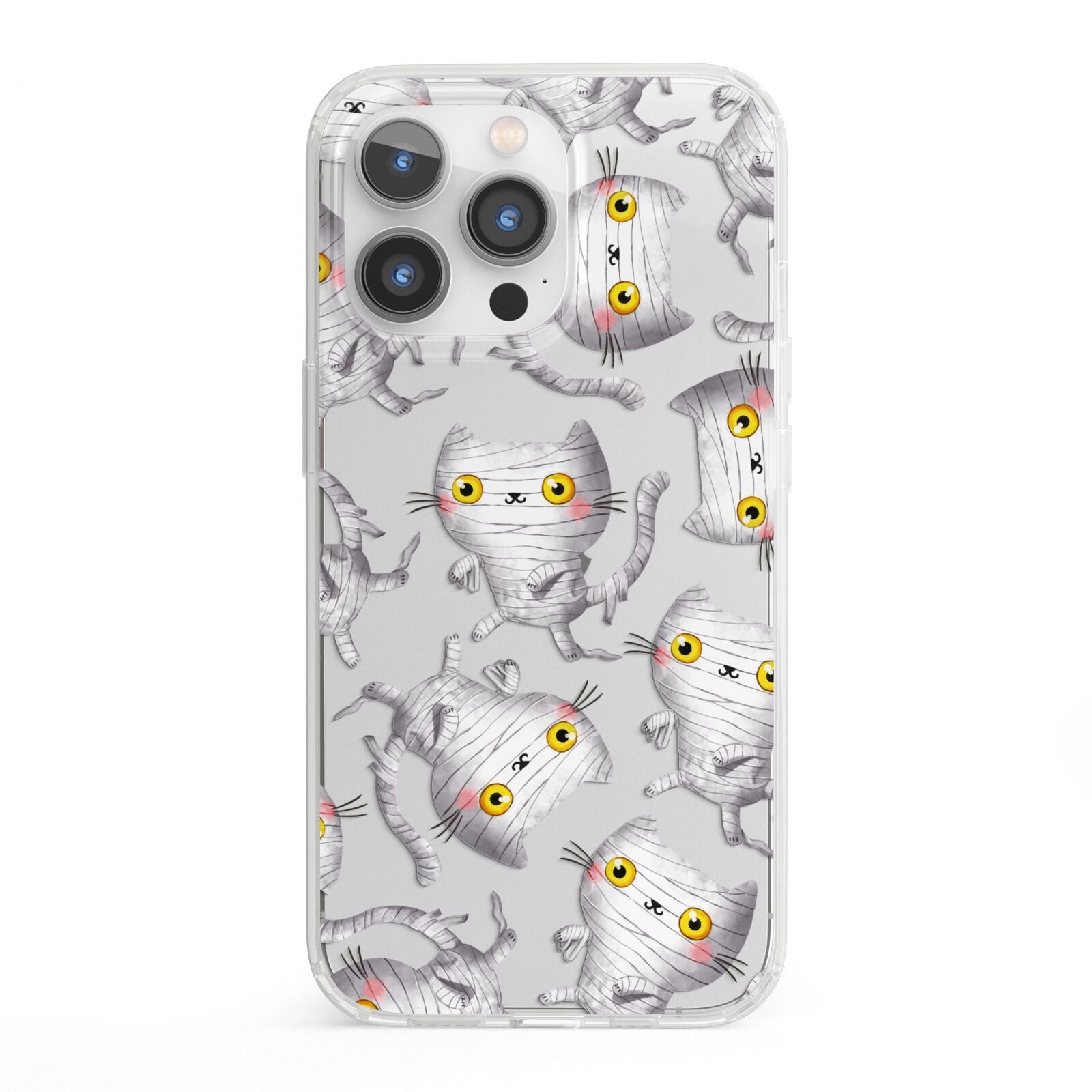 Mummy Cats iPhone 13 Pro Clear Bumper Case