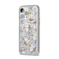 Mummy Cats iPhone 14 Pro Max Glitter Tough Case Silver Angled Image