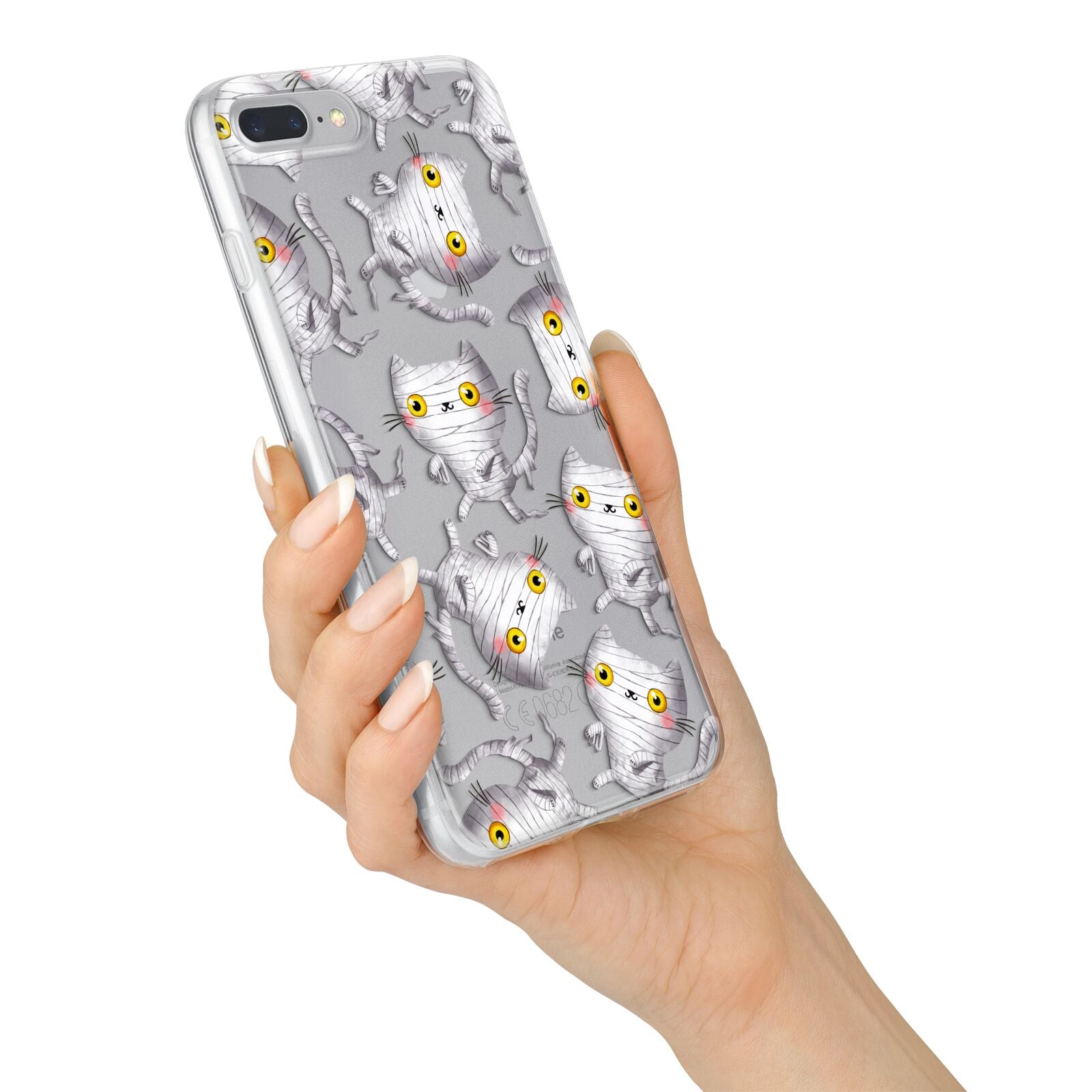 Mummy Cats iPhone 7 Plus Bumper Case on Silver iPhone Alternative Image