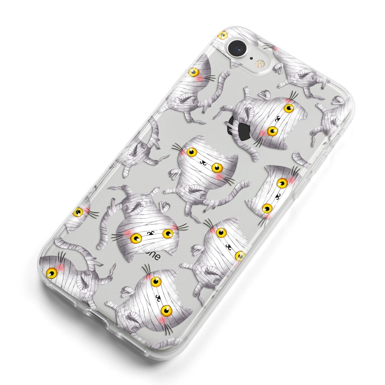 Mummy Cats iPhone 8 Bumper Case on Silver iPhone Alternative Image