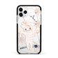 Mummy Halloween Apple iPhone 11 Pro in Silver with Black Impact Case