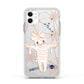 Mummy Halloween Apple iPhone 11 in White with White Impact Case