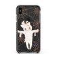 Mummy Halloween Apple iPhone Xs Max Impact Case Black Edge on Black Phone