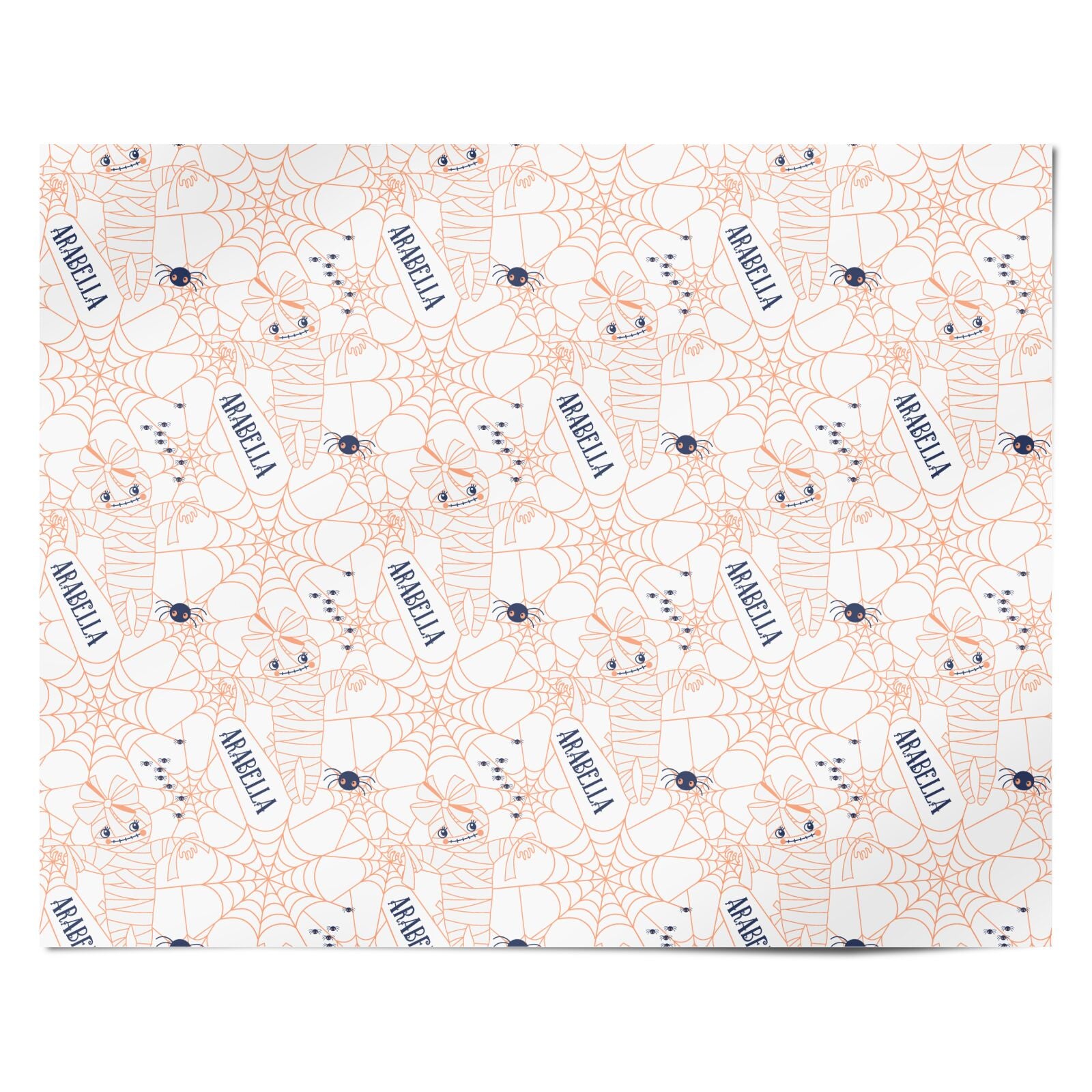 Mummy Halloween Personalised Wrapping Paper Alternative