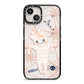 Mummy Halloween iPhone 13 Black Impact Case on Silver phone