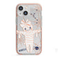 Mummy Halloween iPhone 13 Mini TPU Impact Case with Pink Edges