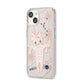 Mummy Halloween iPhone 14 Clear Tough Case Starlight Angled Image