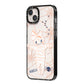 Mummy Halloween iPhone 14 Plus Black Impact Case Side Angle on Silver phone