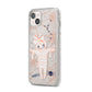 Mummy Halloween iPhone 14 Plus Glitter Tough Case Starlight Angled Image