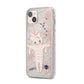 Mummy Halloween iPhone 14 Plus Glitter Tough Case Starlight Angled Image