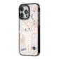 Mummy Halloween iPhone 14 Pro Max Black Impact Case Side Angle on Silver phone