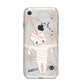 Mummy Halloween iPhone 8 Bumper Case on Silver iPhone