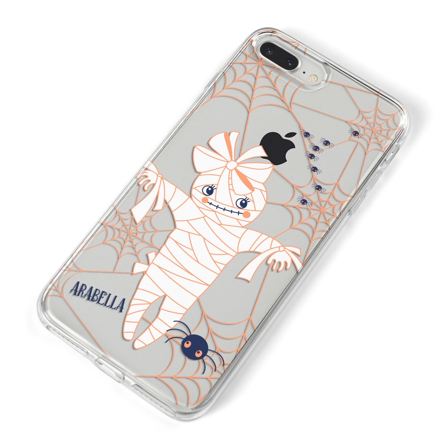 Mummy Halloween iPhone 8 Plus Bumper Case on Silver iPhone Alternative Image