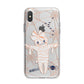 Mummy Halloween iPhone X Bumper Case on Silver iPhone Alternative Image 1