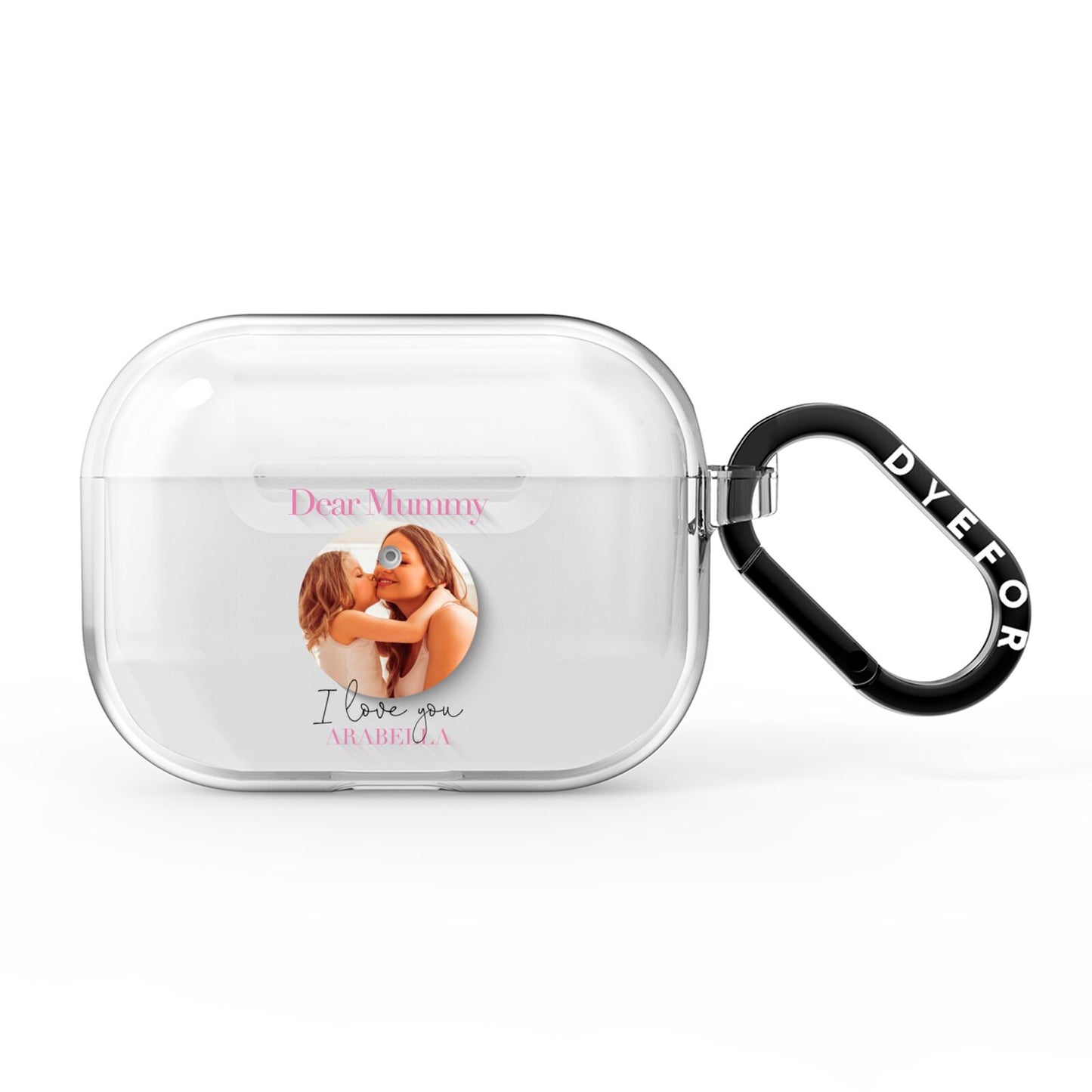 Mummy Personalised Photo with Text AirPods Pro Clear Case