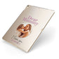 Mummy Personalised Photo with Text Apple iPad Case on Gold iPad Side View