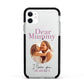Mummy Personalised Photo with Text Apple iPhone 11 in White with Black Impact Case