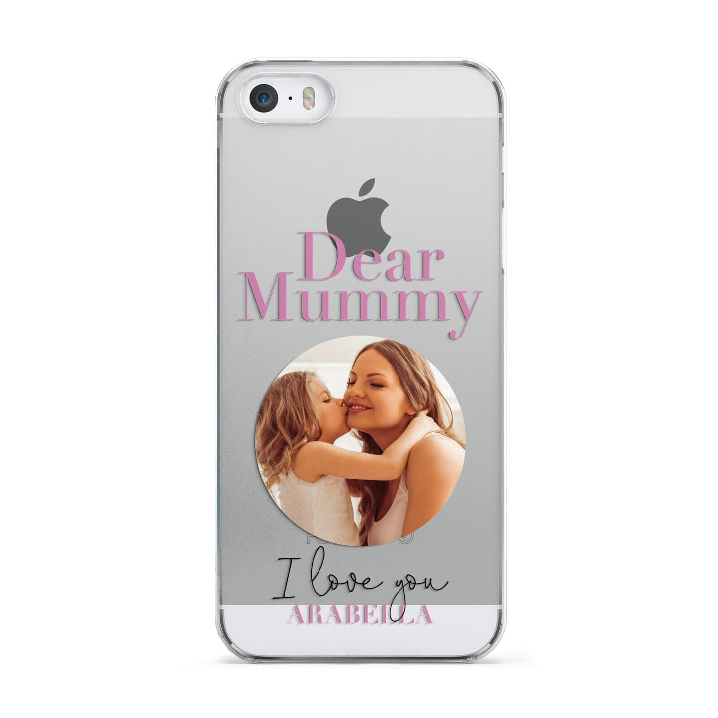 Mummy Personalised Photo with Text Apple iPhone 5 Case