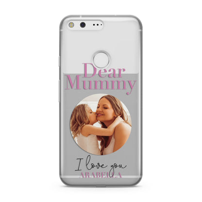 Mummy Personalised Photo with Text Google Pixel Case