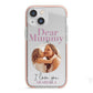 Mummy Personalised Photo with Text iPhone 13 Mini TPU Impact Case with Pink Edges