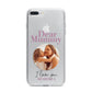 Mummy Personalised Photo with Text iPhone 7 Plus Bumper Case on Silver iPhone