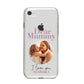 Mummy Personalised Photo with Text iPhone 8 Bumper Case on Silver iPhone