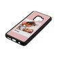Mummy Photo Pink Pebble Leather Samsung S9 Case Side Angle