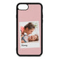 Mummy Photo Pink Pebble Leather iPhone 8 Case